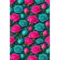 Плащівка БОСТОн принт ТРОЯНДИ ТІФФАНІ БАРБІ