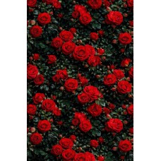 Плащівка БОСТОн принт ТРОЯНДИ ЧЕРВОНІ