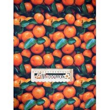 Плащівка БОСТОН принт МАНДАРИНИ