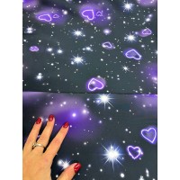 Плащівка маратон принт "Зірочки компанія до Стіч з дівчинкою""