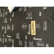 Принт «Вестерн» чорна 